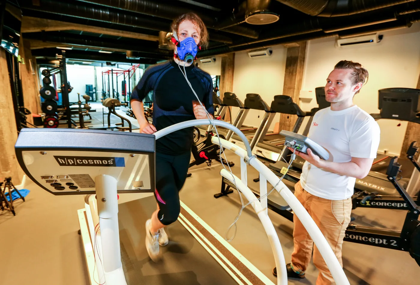 Testing på tredemølle hos Klinikk24
